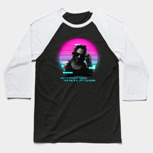 Cyberpunk Keanu Reeves Baseball T-Shirt